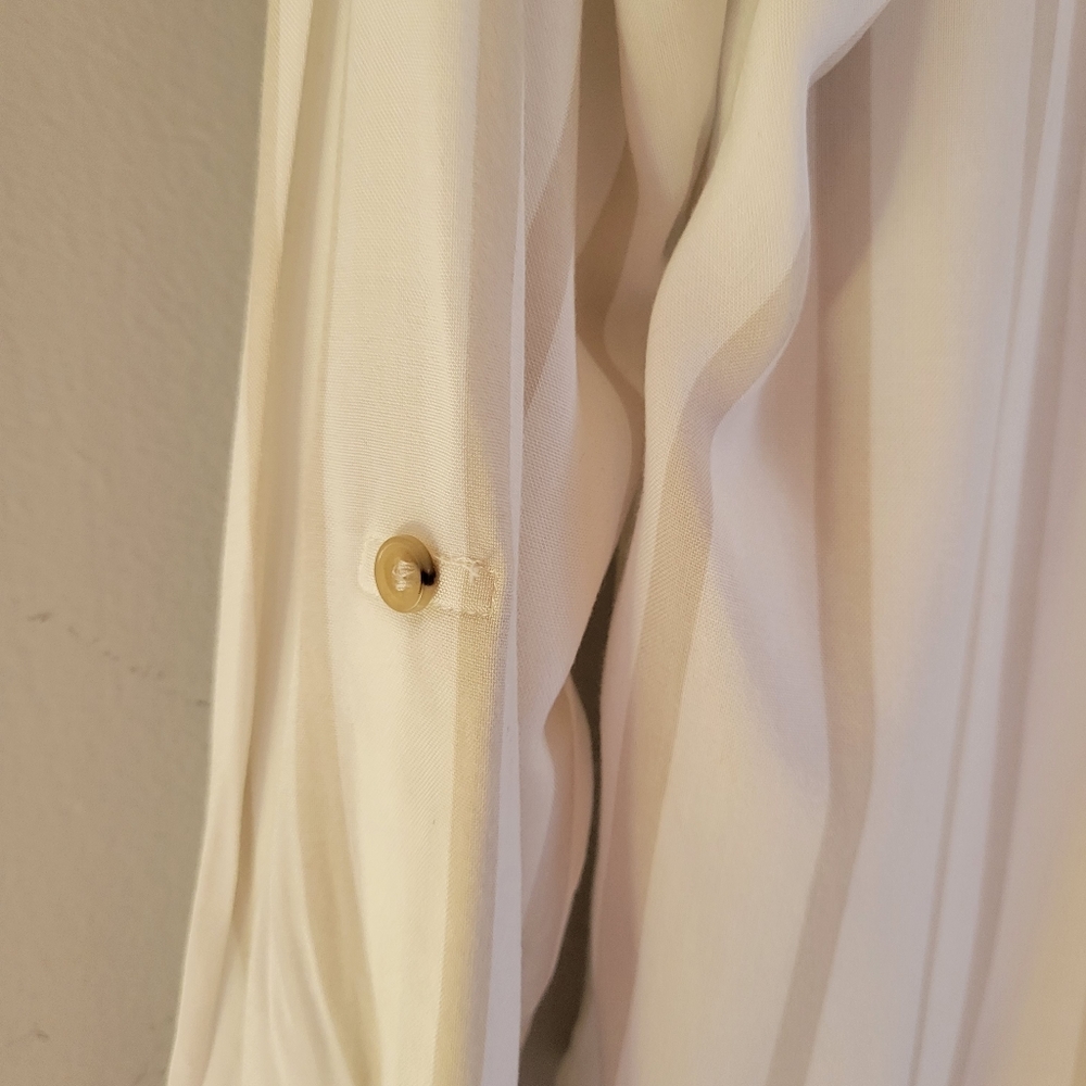 Anthropologie Maeve Sandbridge Button Down Tie‎ Front Top XS - Picture 14 of 16